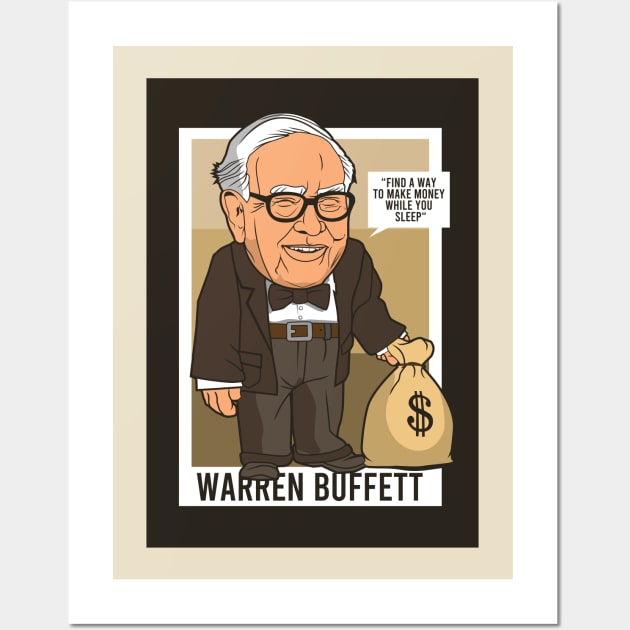 Warren Buffet Up Carl Wall Art by upursleeve